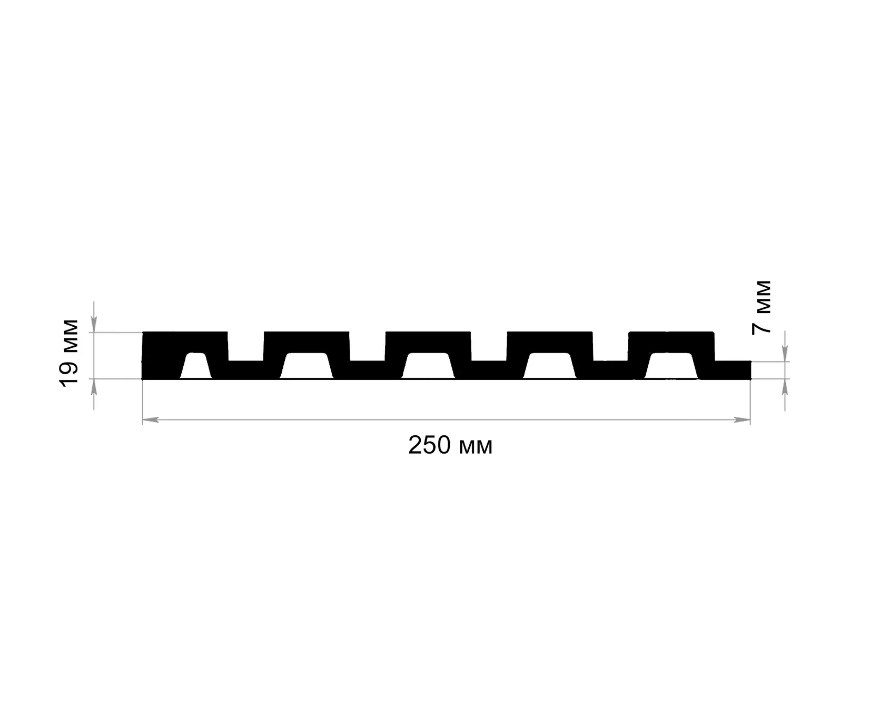 3D панель Art Decor W 371 2,8 м
