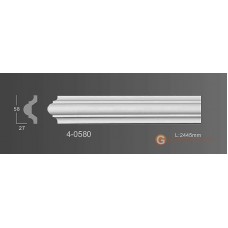 Молдинг с гладким профилем Classic home 4-0580