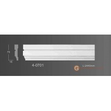 Молдинг с гладким профилем Classic home 4-0701