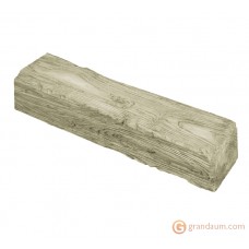 Декоративная балка Decowood Рустик EQ 004 (3м) classic белая 19х17