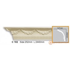 Карниз с орнаментом Gaudi decor C102 (2,00м)
