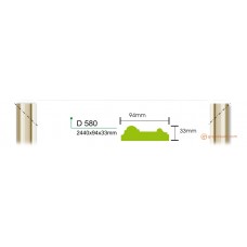 Декоративное обрамление, для дверных проемов Gaudi Decor D580 (2,00м)