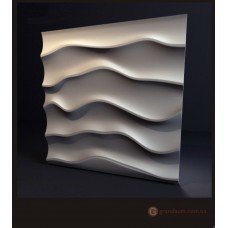 3D панели из гипса Эфир