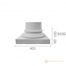 База для гипсовой колонны б-50 (1/2)