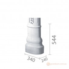 База для гипсовой колонны б-58 (1/2)