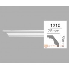 Карниз с гладким профилем Home Decor 1210 (2,44м)