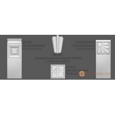 Декоративное обрамление, для дверных проемов Modus decor ОА 003
