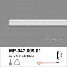 Лепнина Perimeter DP молдинг с гладким профилем MP-047.009.01 240см